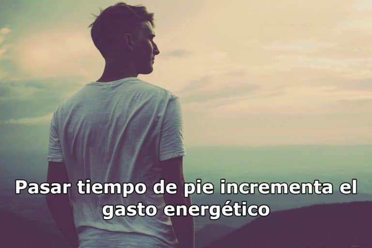 Pasar tiempo de pie incrementa el gasto energético