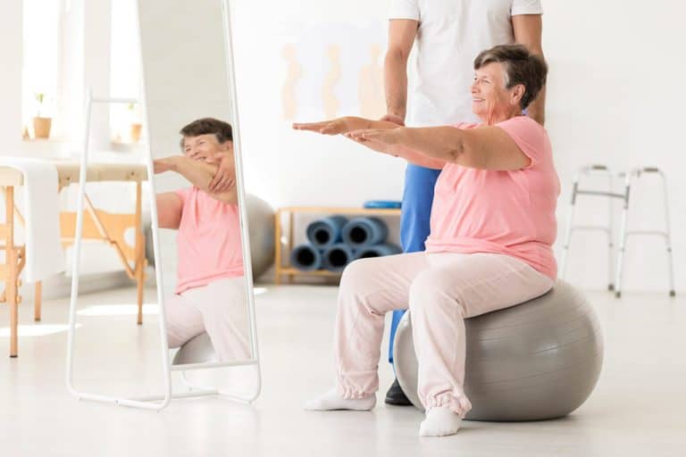 Ejercicios de fisioterapia geriátrica