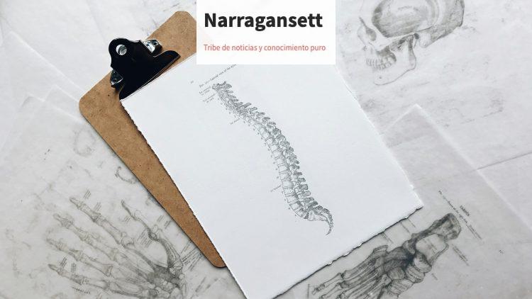 brown and black clipboard with white spinal cord print manual