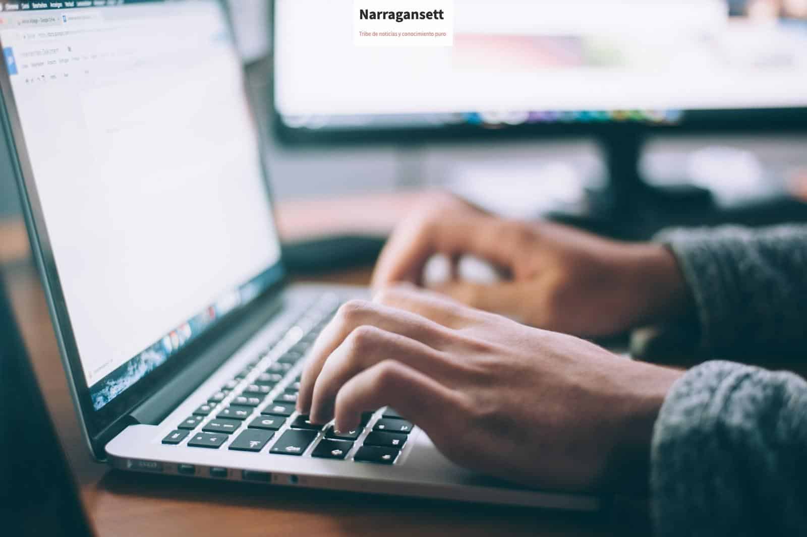 person using MacBook Pro