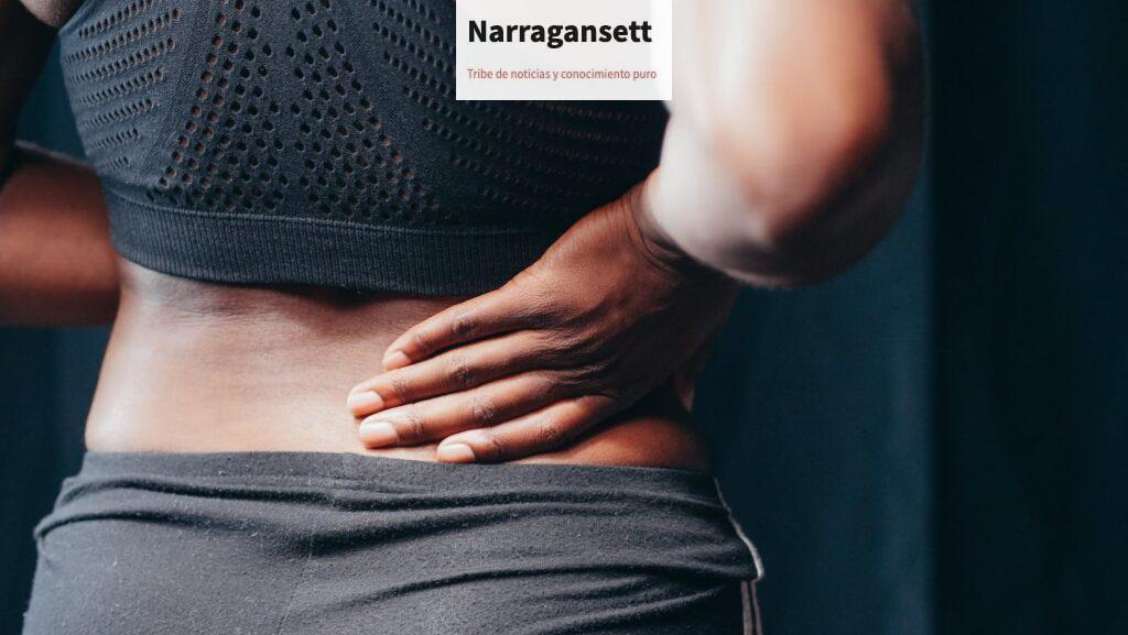 A Person Having a Back Pain