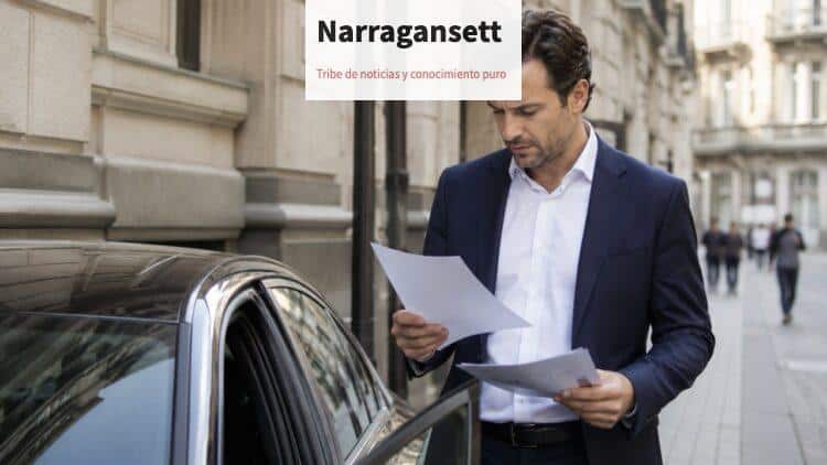 Persona analizando opciones de financiacion con su vehiculo